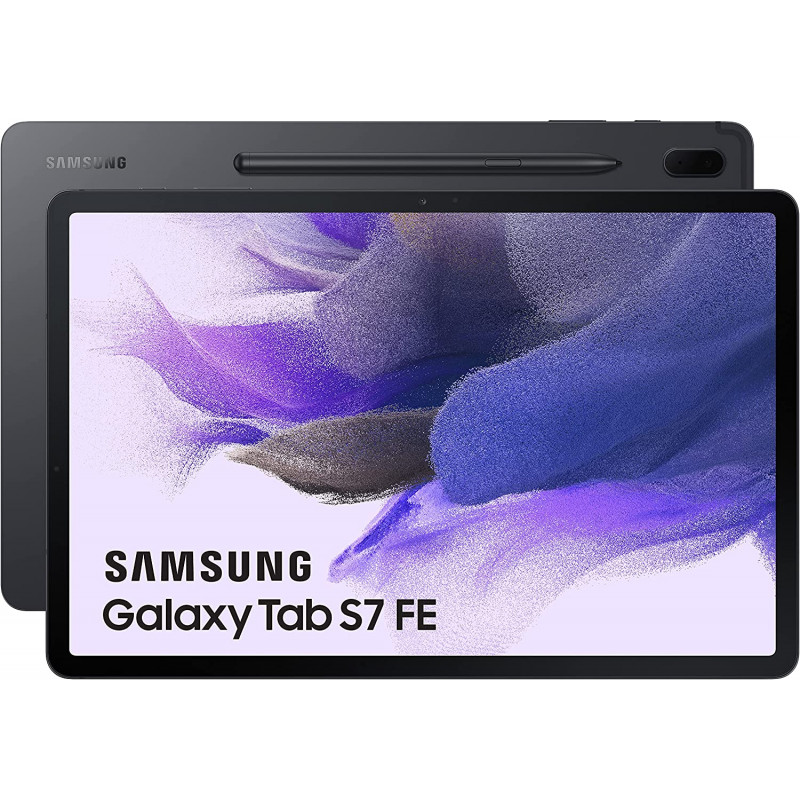Samsung Galaxy Tab S7 FE 12.4 Inch 128GB Wi-Fi Android Tablet Black (UK version)